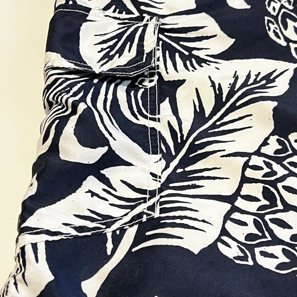 Mens Swim Trunks Size 2XL Blue Pineapple Tropical Coconut Boy Travel Beach Swim - Picture 2 of 16